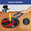 Rubber Horseshoe Game Set – Indoor & Outdoor Family Toss Game by ARS Sports